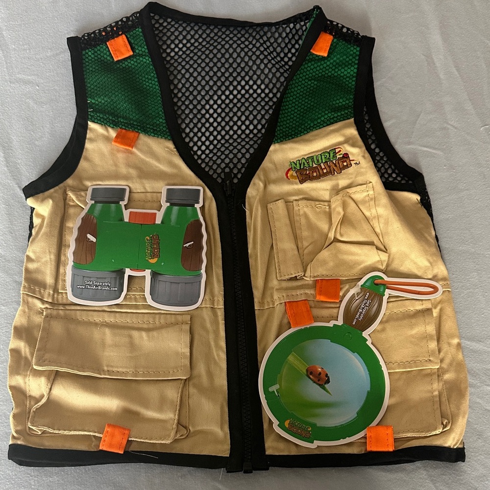 NEW Kids Nature Explorer Vest with Pockets